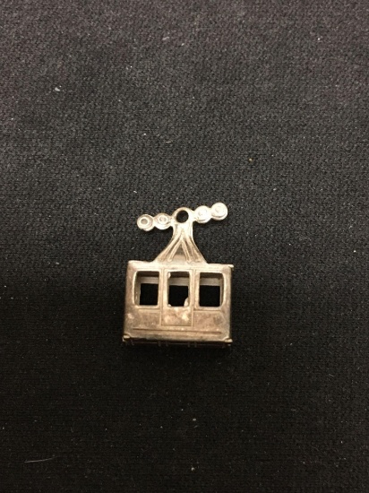 Gondola Sterling Silver Charm Pendant