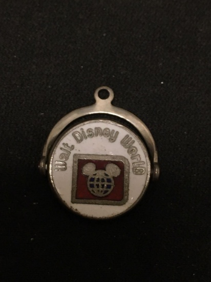 Vintage Walt Disney World Sterling Silver Charm Pendant