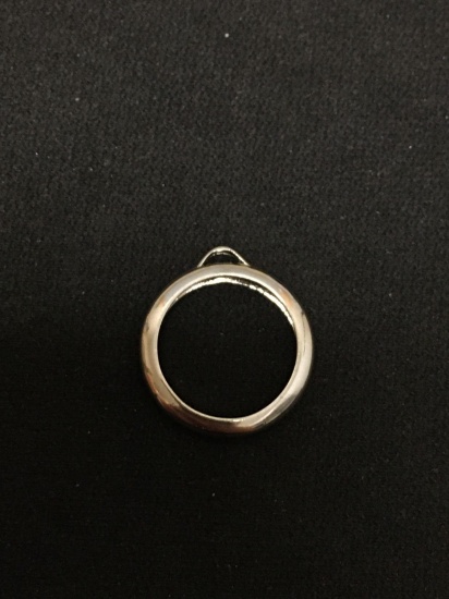 Ring Sterling Silver Charm Pendant