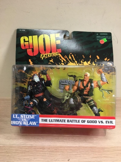 BRAND NEW GI JOE Extreme - LT Stone VS Iron Klaw