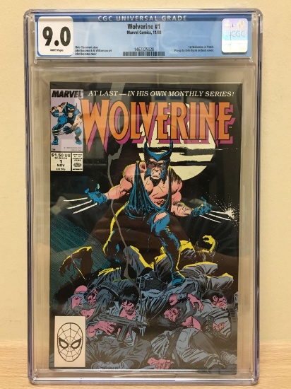 CGC Graded Wolverine #1 Comic Book - 1st Wolverine as Patch - Graded 9.0