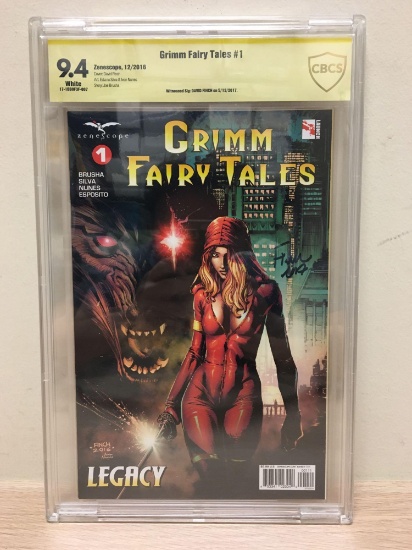 CBCS Graded Grimm Fairy Tales #1 Comic Book - Signed by David Finch - Graded 9.4