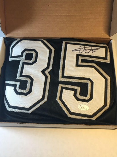 Signed FRANK THOMAS The Big Hurt Chicago White Sox Autographed Jersey - JSA Certified