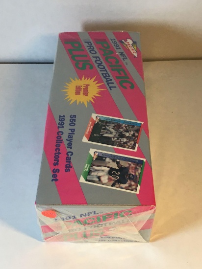 Factory Sealed 1991 Pacific Plus Pro Football Complete Set from Estate