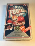 Factory Sealed 1991 Upper Deck Football Card Wax Box from Estate