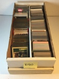 Amazing 2 Row Box Full of Sports Cards from Estate - Stars Vintage Inserts & More