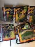 8 Count Lot of New in Package G.I. Joe Sgt. Savage Action Figures Collection
