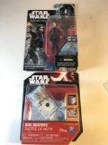 2 Count Lot of Star Wars New in Package Figures - Box Busters & Sergeant Jyn Erso