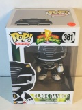 New in Box Funko Pop! BLACK RANGER #361 Mighty Morphin Power Rangers Figure