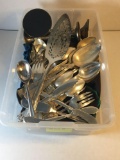 Amazing Lot of Unsearched Silver Plate Silverware from Estate Collection