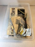 Tub Filled with Miscellaneous Small Collectibles from Estate Collection