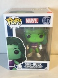 New in Box Funko Pop! SHE-HULK #147 Marvel Figure