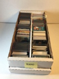 Amazing 2 Row Box Full of Sports Cards from Estate - Stars Vintage Inserts Sets & More