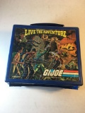 Vintage Aladdin G.I. Joe Live the Adventure Lunchbox with Thermos
