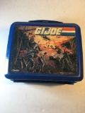 Vintage Aladdin 1986 G.I. Joe Sgt. Slaughter Blue Lunchbox with Thermos