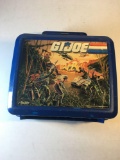 Vintage Aladdin 1986 G.I. Joe Sgt. Slaughter Blue Lunchbox with Thermos