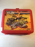 Vintage Aladdin G.I. Joe Rocket Launcher Red Lunchbox with Thermos