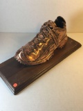 Nike Air Bronzed Full Size Shoe - Great Display Piece - Unknown Origin - COOL