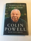 Signed COLIN POWELL It Worked for Me Autographed Book from Book Signing