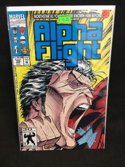 Alpha Flight #106 Comic Book from Amazing Collection D