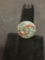 NATIVE AMERICAN Inlaid Turquoise & Red Coral Chip Sterling Silver Ring Size 5