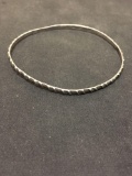 DANECRAFT Designer Sterling Silver Bangle Bracelet