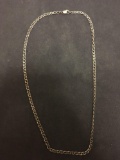 18 Inch Sterling Silver Chain Link Necklace