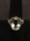 RJW Designer Large Gemstone Sterling Silver Cocktail Ring Size 8