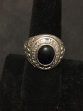 Braintree High School Vintage Gemstone Sterling Silver Class Ring Size 7