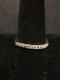 BGE Today Sterling Silver & DIAMOND Ring Band Size 10