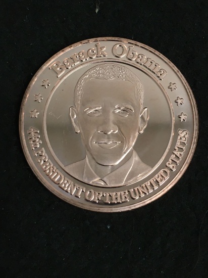 Barack Obama 1 OZ .999 Fine Copper Bullion Round