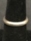 High Polished Rounded Mexican Made 3.5mm Wide Classic Old Pawn Sterling Silver Band