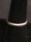 Classic 3.5mm Wide Rounded Old Pawn Mexico High Polished Sterling Silver Band