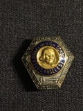 Enameled Los Angeles Franklin High School Old Pawn Commemorative Sterling Silver Pin