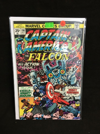 Captain America and the Falcon #190 Comic Book from Amazing Collection G