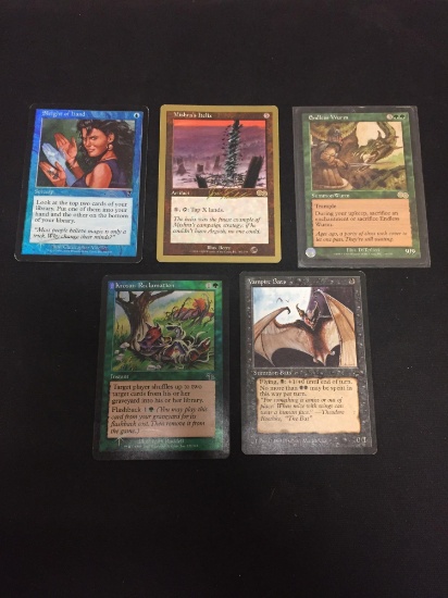 5 Card Lot of Magic the Gathering Rares Foils or Vintage Cards - Unresearched