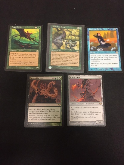 5 Card Lot of Magic the Gathering Rares Foils or Vintage Cards - Unresearched