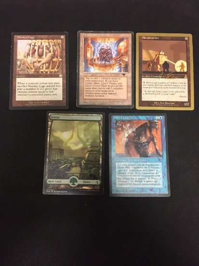 5 Card Lot of Magic the Gathering Rares Foils or Vintage Cards - Unresearched