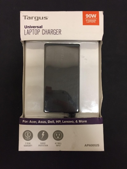 BRAND NEW Targus 90w Universal Laptop Charger in Original Box (Box is Ripped)