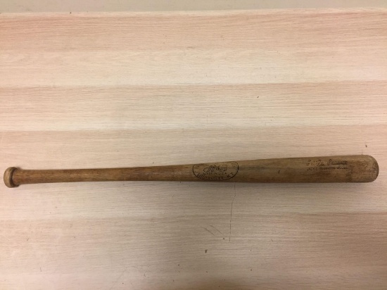 Vintage Hillerich & Bradsby Little League Jackie Robinson Model Wood Baseball Bat from Collection