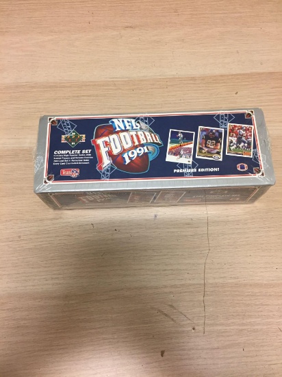 Factory Sealed 1991 Upper Deck Football Complete Set from Estate Collection