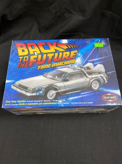 Back to the Future Time Machine Assembly Model New in Original Box