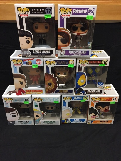 Lot of 9 Funko Pop! Figures New in Box from Huge Amazing Collection