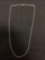 Cable Link 1.25mm Wide 20in Long Sterling Silver Chain