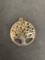 Round 26mm Diameter Hand-Crafted Tree of Life Design Sterling Silver Pendant