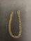 Curb Link 5mm Wide 7in Long 12Kt Gold-Filled Bracelet
