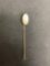 Oval 17x10mm White Banded Agate Cabochon 3in Long Gold-Filled Hat Pin