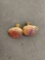 Oval 14x11mm Agate Center 12Kt Gold-Filled Pair of Cufflinks