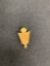 Greek Torch Themed 18x10mm Gold-Filled Pin