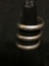 Unique 26mm Long Sterling Silver Coil Ring Band